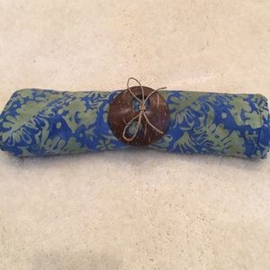 NEW Green/Blue Sarong & coconut buckle. versatile